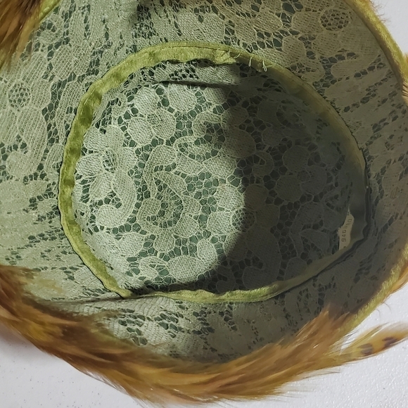 Vintage Union Made Feather Hat - Picture 6 of 7
